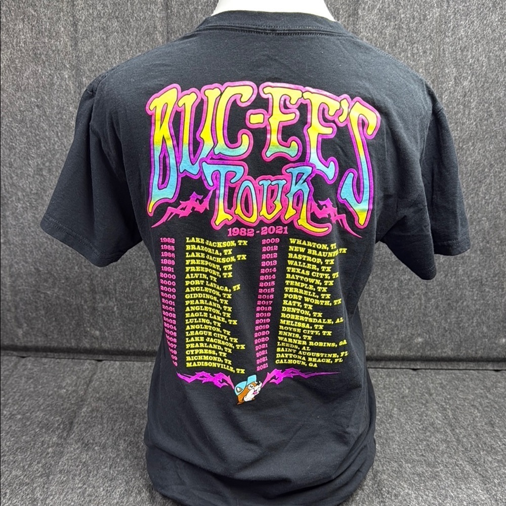 Madison Black Tee with Colorful Graphic - Picture 3 of 6